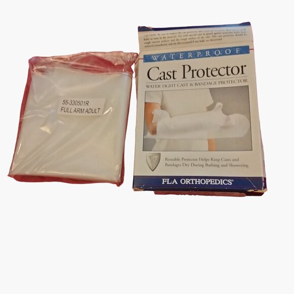 Cast Protector Full Arm Adult Waterproof Bandage Reusable Bathing - Picture 3 of 5